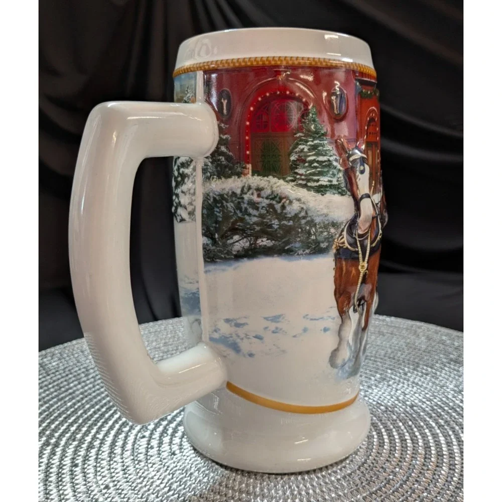 Budweiser 2006 Bud Holiday Stein Christmas Beer Mug Series Tradition CS670 NoBox